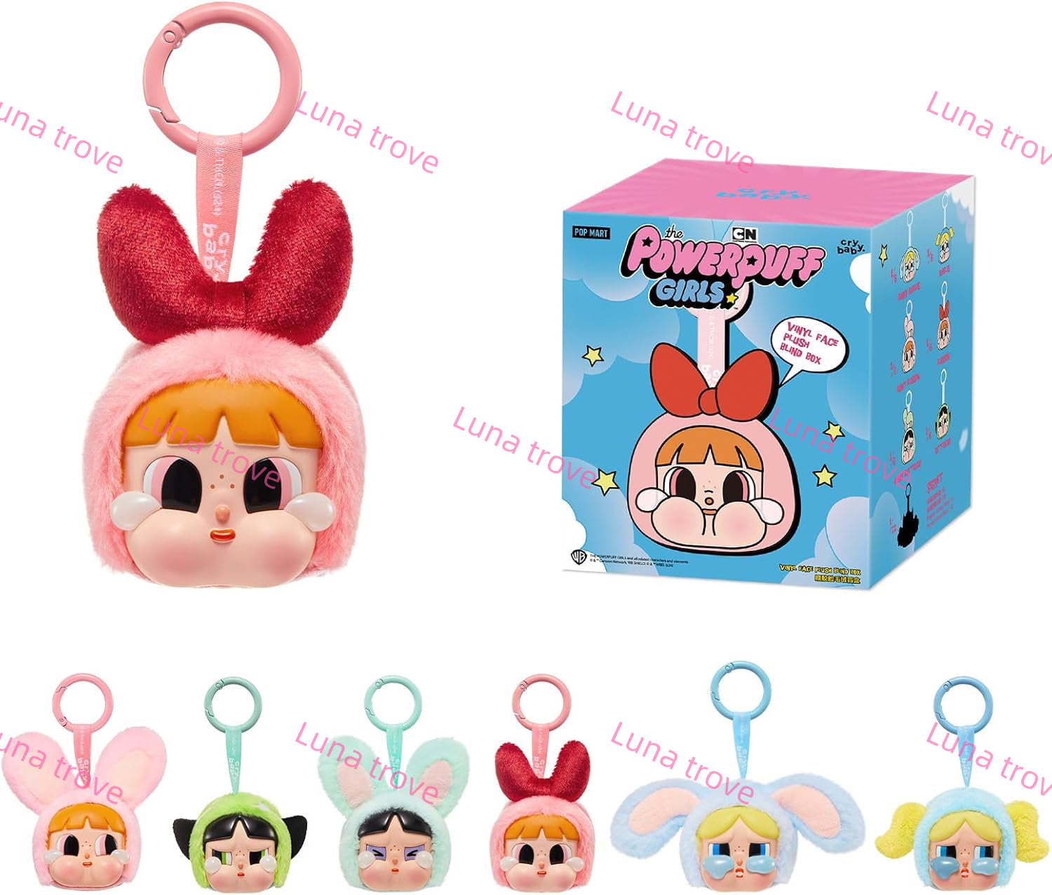 Powerpuff Girls Crybaby Blind Box – Surprise Plush Keychain Toy (Original Collectible)